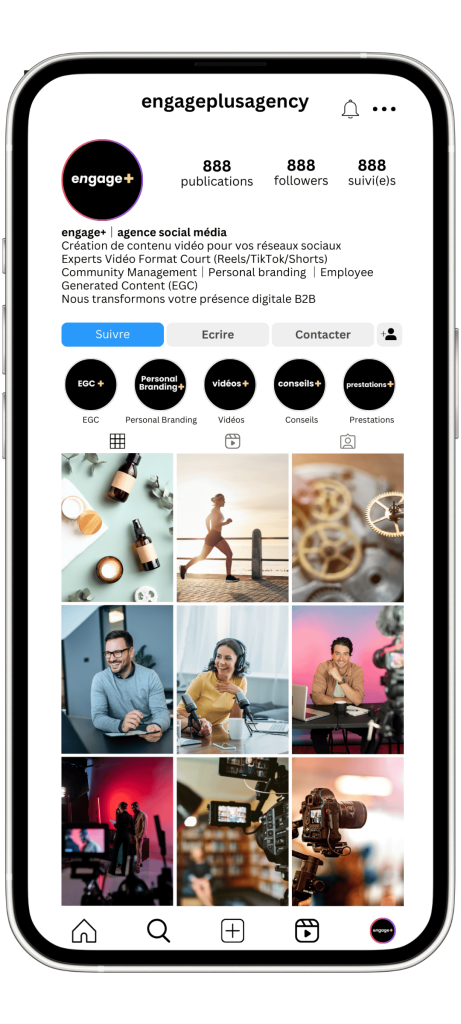 Création de contenu réseaux sociaux